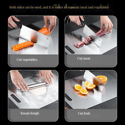 미끄러지지 않는 Bambu Base Kitchen Cutting Board Kitchenware 필요에 대한 투명한 아크릴