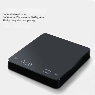 쉽게 LED 전자 커피 척도 1-3000g 용량 250mAh 배터리 미니멀리즘 디자인