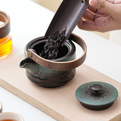 음식점 산업의 가정 및 호텔을위한 경제적인 고대 구리 철강 차 냄비