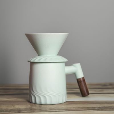 500ml 용량 현대 빈티지 세라믹 투어 오버 커피 메이커