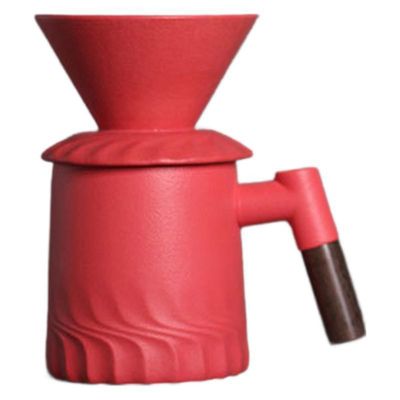 500ml 용량 현대 빈티지 세라믹 투어 오버 커피 메이커