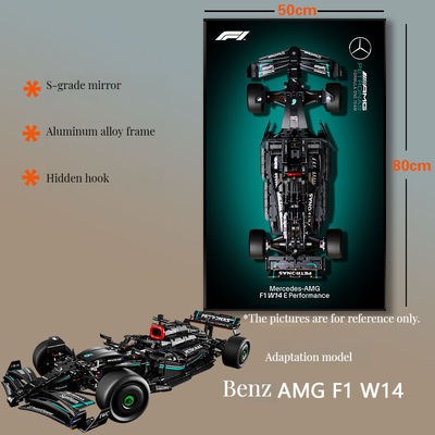 외국 관습 및 문화 미묘한 아트 데코 디자인으로 된 유리 사진 프레임