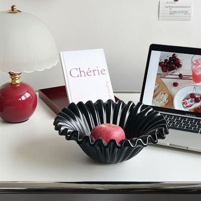 현대 럭셔리 플라스틱 PET 판 가벼운 다채로운 둥근 샐러드 과일 그릇 저장