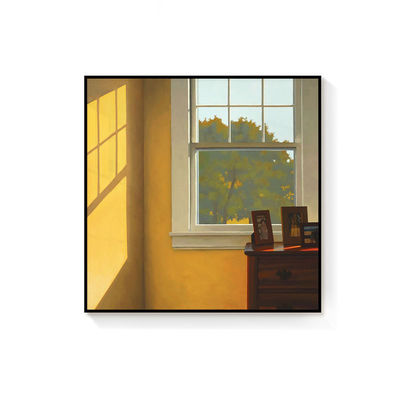 노르딕 아트 데코 벽미술 인쇄 창문 햇빛 캔버스 그림 가정 장식 및 선물