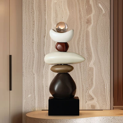 우아한 데스크톱 문장 조각 홈 오피스 인테리어에 대 한 양배추 樹脂 장식