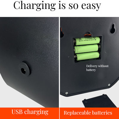 크리스탈 시멘트 LED 벽 램프 배터리 터치 플레임 화전 실내 조명용