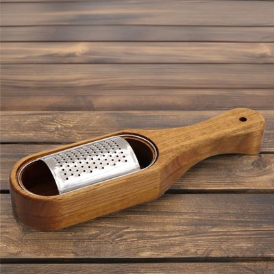 농촌 부엌 저장 채소 치즈 쉐리더 수작업 아카시아 나무 Grater