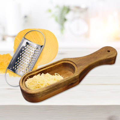 농촌 부엌 저장 채소 치즈 쉐리더 수작업 아카시아 나무 Grater