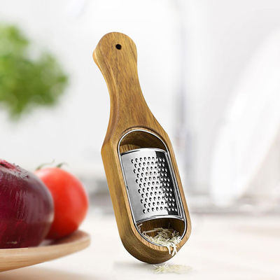 농촌 부엌 저장 채소 치즈 쉐리더 수작업 아카시아 나무 Grater
