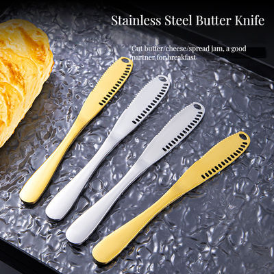 은 430 스테인레스 스틸 다기능 저녁 식사 칼 치즈 스프레더 가열 3 in 1 칼