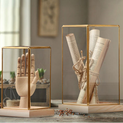 맞춤형 크기의 노르딕 스타일 유리 디스플레이 박스