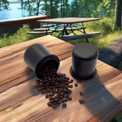 환경 친화적 에스프레소 파우더 피더와 커피 투여 컵 정밀 WDT 도구 51/58mm