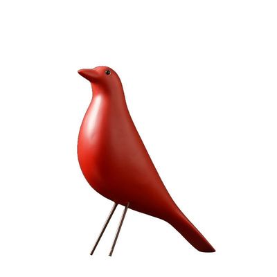 다채로운 예술 테마 樹脂 새 장식이 Stilllife 다채로운 테이블 장식