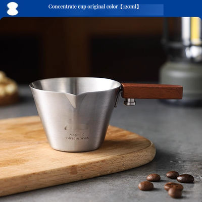 클래식 디자인 120ml 스테인리스 스틸 에스프레소 측정 컵 커피 차 도구