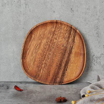 고형 나무 조각 트레이 와 과일 바구니