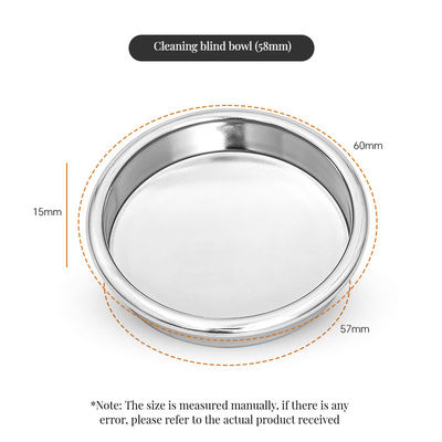 58mm 스테인리스 스틸 블라인드 포타 필터 도구 가정 및 레스토랑 에스프레소 기계