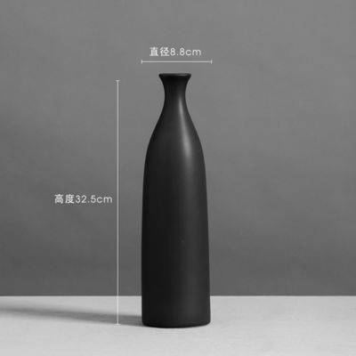 현대용 탁상 창고 단순 흑백 세라믹 거실 장식 중형