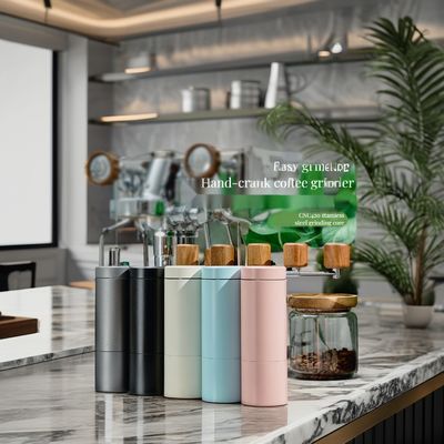 환경 친화적 인 세라믹 버어 수동 커피 콩 밀더 커피 애호가을위한 완벽한 가구