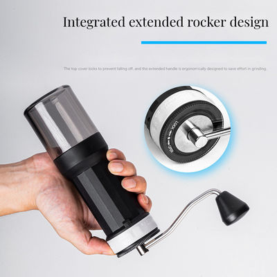 수동 도구 커피 콩 밀러와 외부 조정 설정 및 사용자 정의 로고