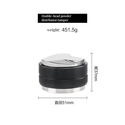 커피 패머 베이스 프로페셔널 58mm 듀얼 헤드 에코 친화적 에스프레소 레벨러 카페
