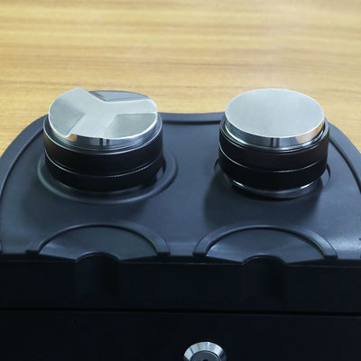 54mm 듀얼 헤드 에스프레소 변조 스테인레스 스틸 커피 레벨러 도구 전문