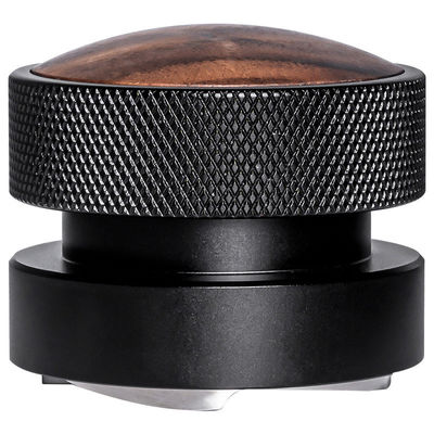 바리스타 커피 패머 51mm 53mm 58.35mm 스테인리스 스틸과 호박 나무 캡 에스프레소 도구