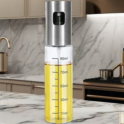오일 에시트 스프레이 병 200ml 지속 가능한 유리 디스펜서 부엌 오일 소야 소스 BBQ