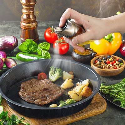 유연한 유리 스프레이 병 200ml 오일 식초 소야 소스 BBQ 부엌 디스펜서