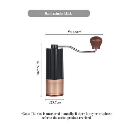 25g-30g 용량 스테인리스 스틸 피침형 Burr 수동 커피 밀러 정밀 밀링