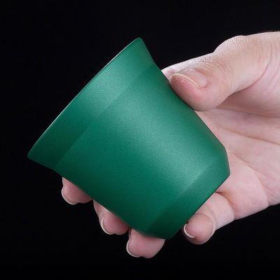 스테인리스 스틸 304 이중 계층 단열 커피 컵 HANDGRIP 80ml 파티 용량