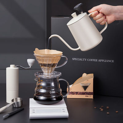 600ml 유럽 디자인 무선 스테인레스 스틸 수동 커피 밀러 조정 속도 48mm 평면 버