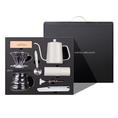 600ml 유럽 디자인 무선 스테인레스 스틸 수동 커피 밀러 조정 속도 48mm 평면 버