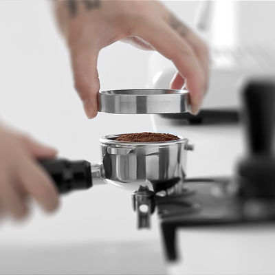 스테인레스 스틸 커피 콩 조작 환경 친화적 인 51MM 58MM 자기 커피 복용 고리