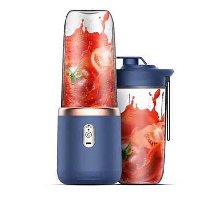 슈퍼마켓용 400ml 휴대용 대나무 주스 블렌더 용기 및 배터리 충전