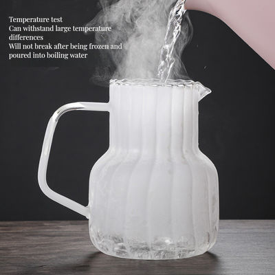 손으로 만든 유리 컵 물 차 커피 1000ml 용량 음료용품