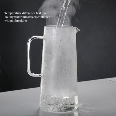 1L/1.4L 고온 내성 유리 물병