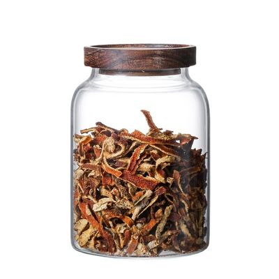 간편한 저장 솔루션 목재 뚜?? 이 있는 부엌 음식 향신료 상자 현대 클래식 디자인