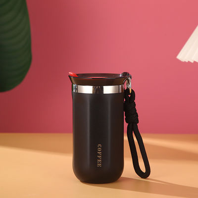 트렌디 맞춤 로고를 위한 휴대용 350ml 450ml 스테인리스 스틸 진공 커피 머그