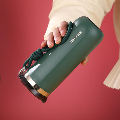 접시와 함께 스테인레스 스틸 커피 머그 모든 적용 가능한 사람 사용자 정의 350ml 450ml