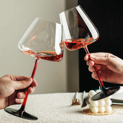 NO 플라스틱 타입 20온스 맑은 와인 샴페인 유리 잔 유럽 디자인 스타일