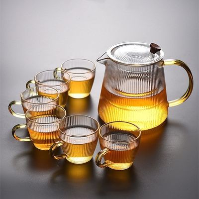 스타일리시 클래식 고보로실리케이트 유리 물병 500ml/800ml/1000ml