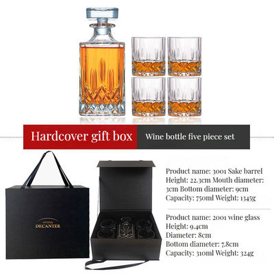 납 없는 크리스탈 디칸터 와 위스키 텀블러 를 이용 하여 마시는 경험 을 향상 시킬 것