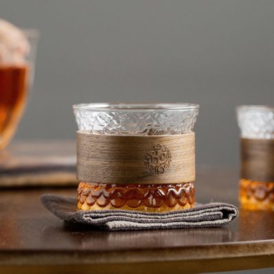 5oz 150ml 투명한 유리 컵 음료수 커피 차에 맞춤 환경 친화적인 컵