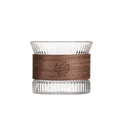 150ml 열 절연 고리 식수용 유리 컵 현대 디자인 스타일의 커피 차