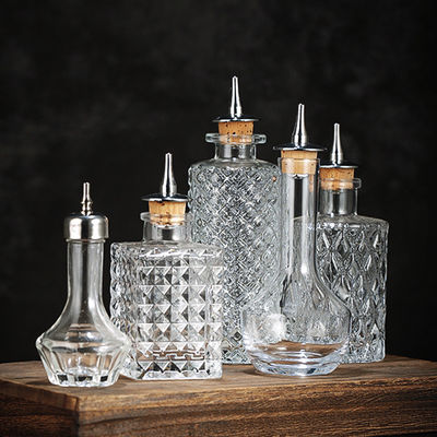 일본식 디자인 럭셔리 비리 크리스탈 암버 와인 샷 글래스 30ml 용량