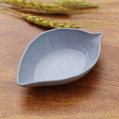 잎 모양의 밀짚 간식 접시 파티 및 이벤트에서 간식을 제공하는 데 완벽