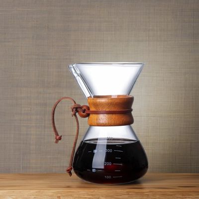 에코카피 400ml 유리 커피 서버 핸드 드립 공유 냄비 이벤트 선물