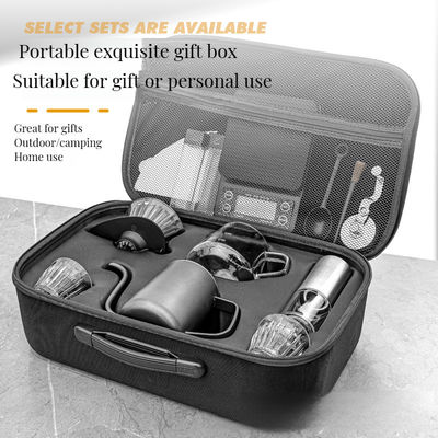 스테인레스 스틸 전기 투어 드립 커피 메이커 세트 사용자 지정 로고와 고급 선물 상자