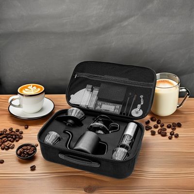 스테인레스 스틸 전기 투어 드립 커피 메이커 세트 사용자 지정 로고와 고급 선물 상자