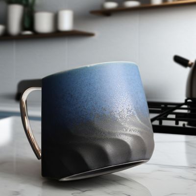 맞춤형 로고 인쇄 현대 디자인 11 온스 포르셀린 화이트 수블리메이션 세라믹 커피 머그